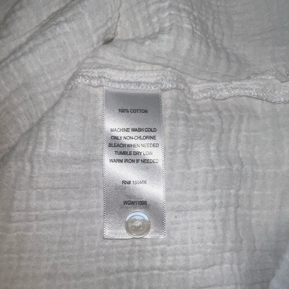 MARKET & SPRUCE Ivan Cotton Gauze Tunic Top Women’s Size S - Picture 5 of 8